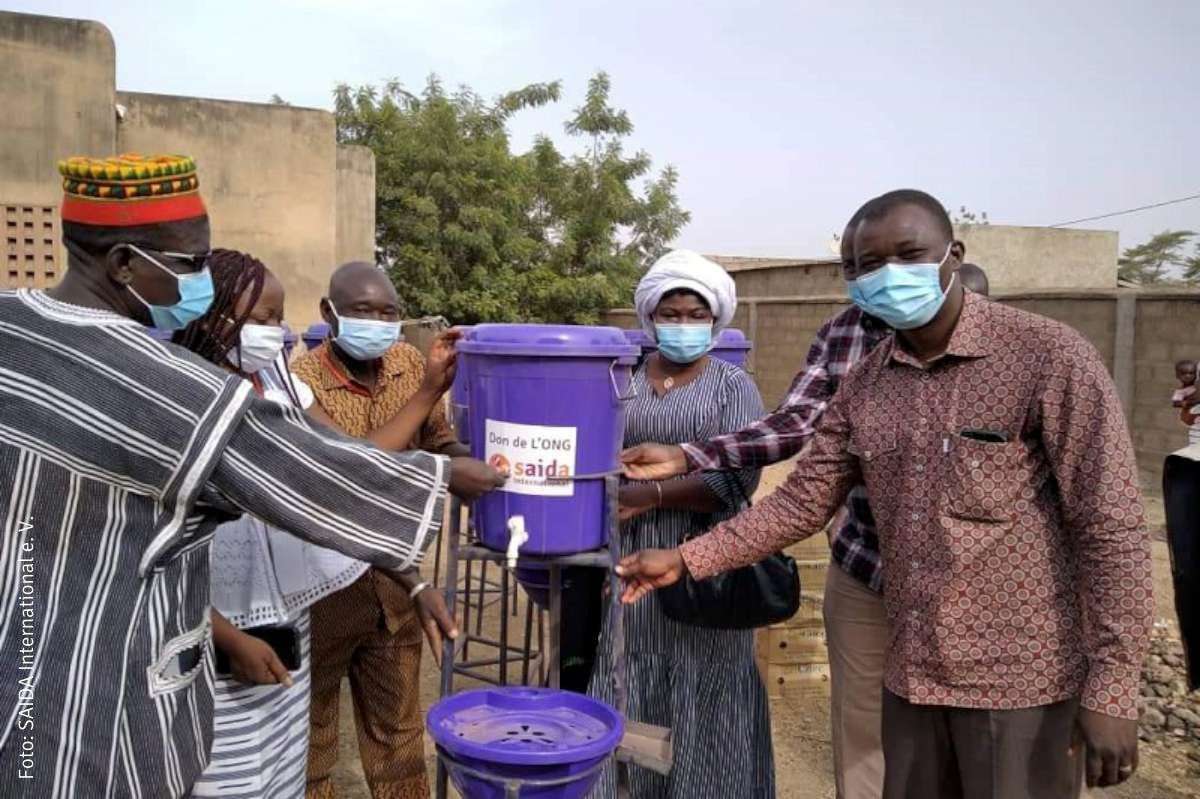 Coronaschutz und nachhaltige Hygiene – Krisenhilfe in Burkina Faso Image