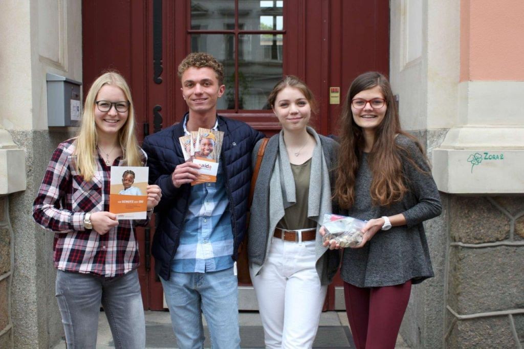 Schüler/innen der 11. Klasse der International School Leipzig