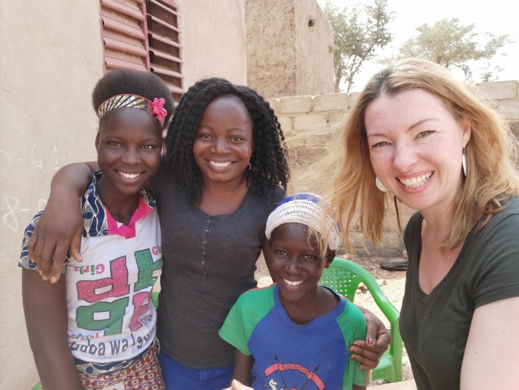 Djima, Elody, Blandine und Simone